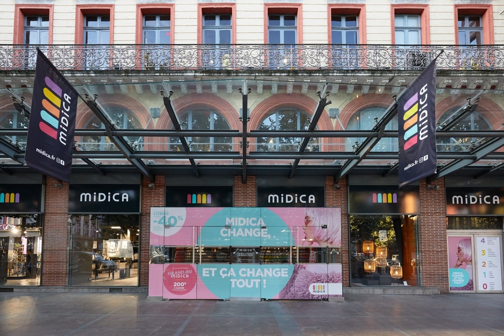 Midica aura bientôt son restaurant au dernier étage du magasin.