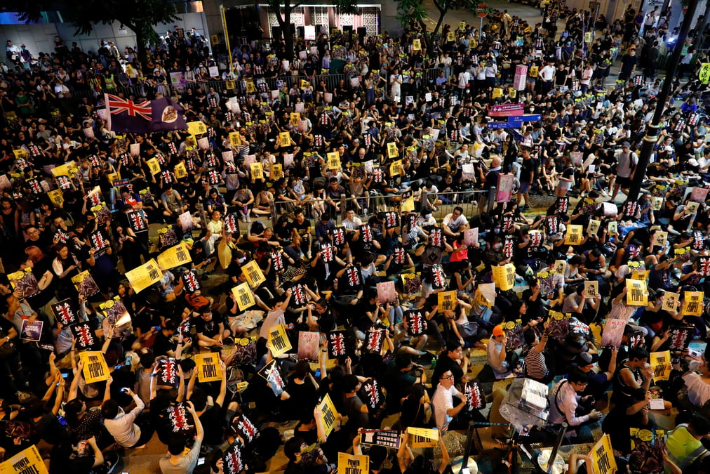 Hong kong: week-end d'action en vue