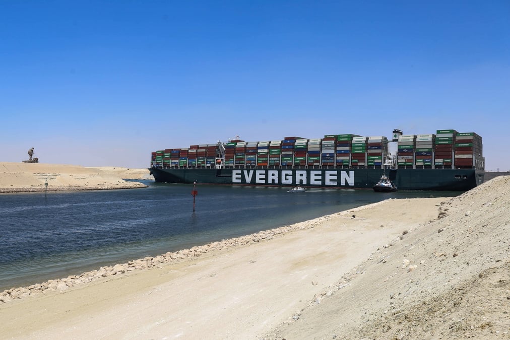 Ever Given, Evergreen, canal de Suez