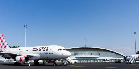 Desservi par Air France et Volotea, l'aéroport de Caen est de loin le premier aéroport de Normandie