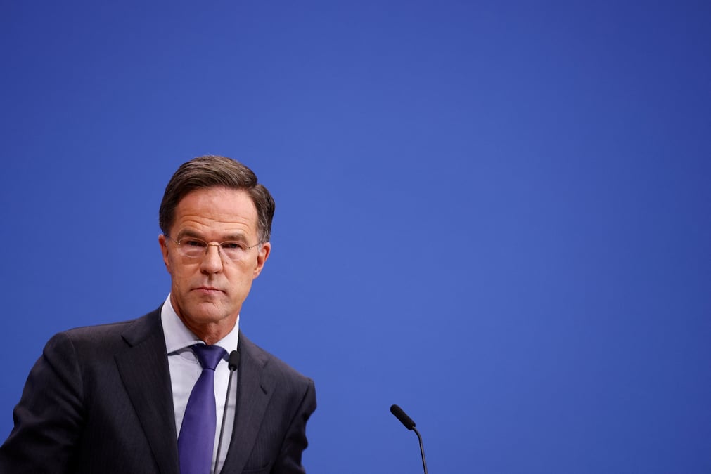 Le secretaire general de l'otan mark rutte