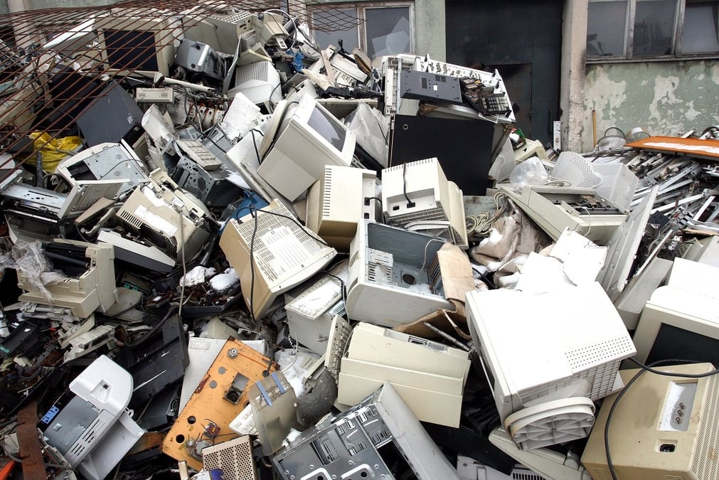 ordinateurs, numérique, déchets