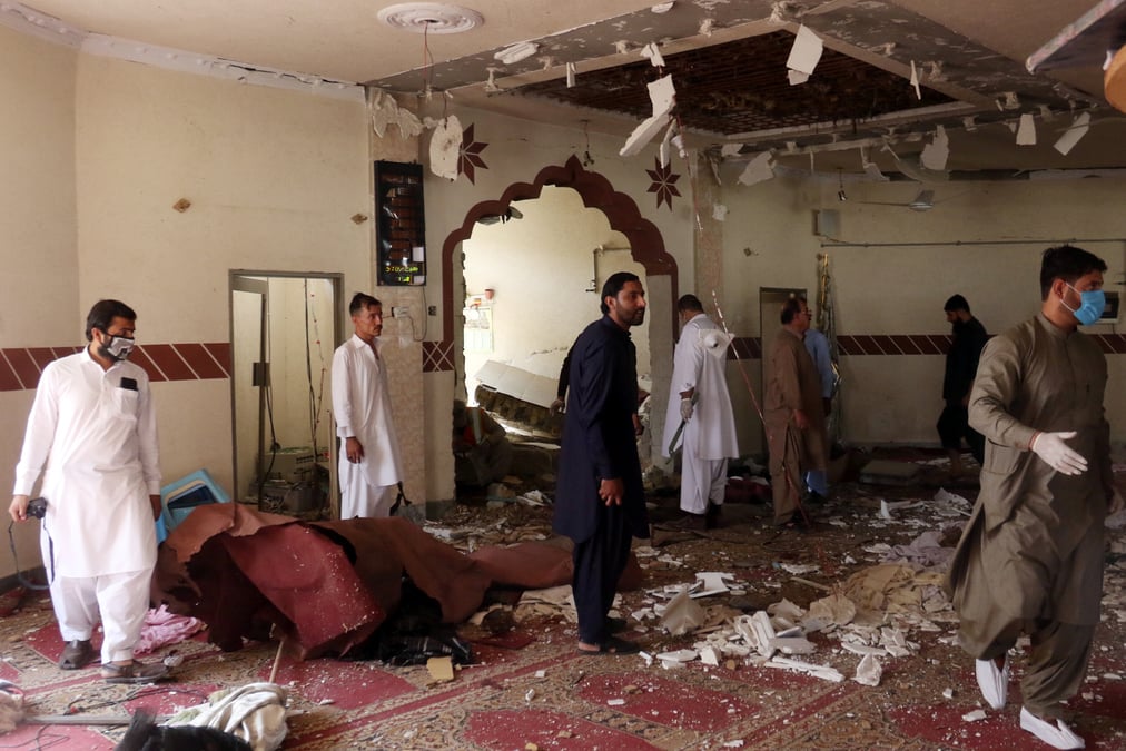 Explosion dans une mosquee au pakistan
