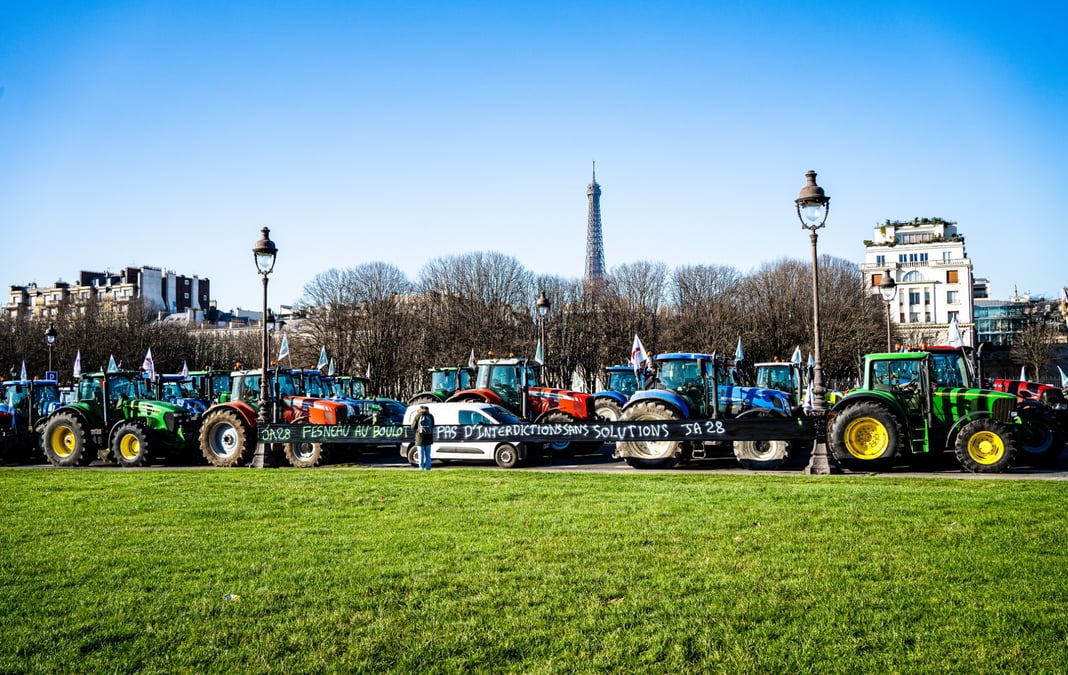 Manifestation agriculteurs betteraves néonicotinoïdes
