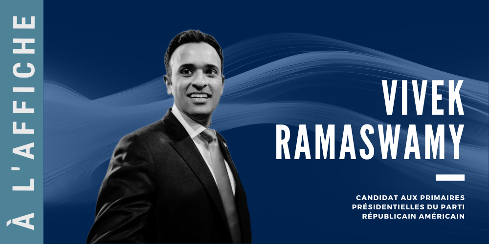 Vivek Ramaswamy, 38 ans, candidat libertarien et anti « woke » au sein du parti républicain.