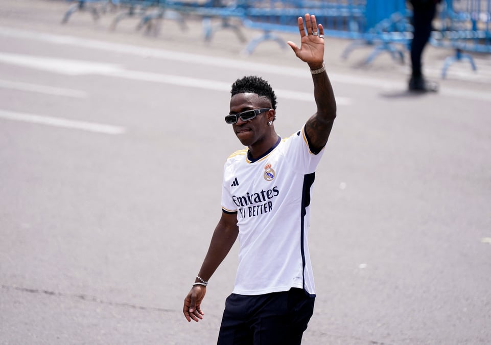 L'attaquant du real madrid vinicius jr