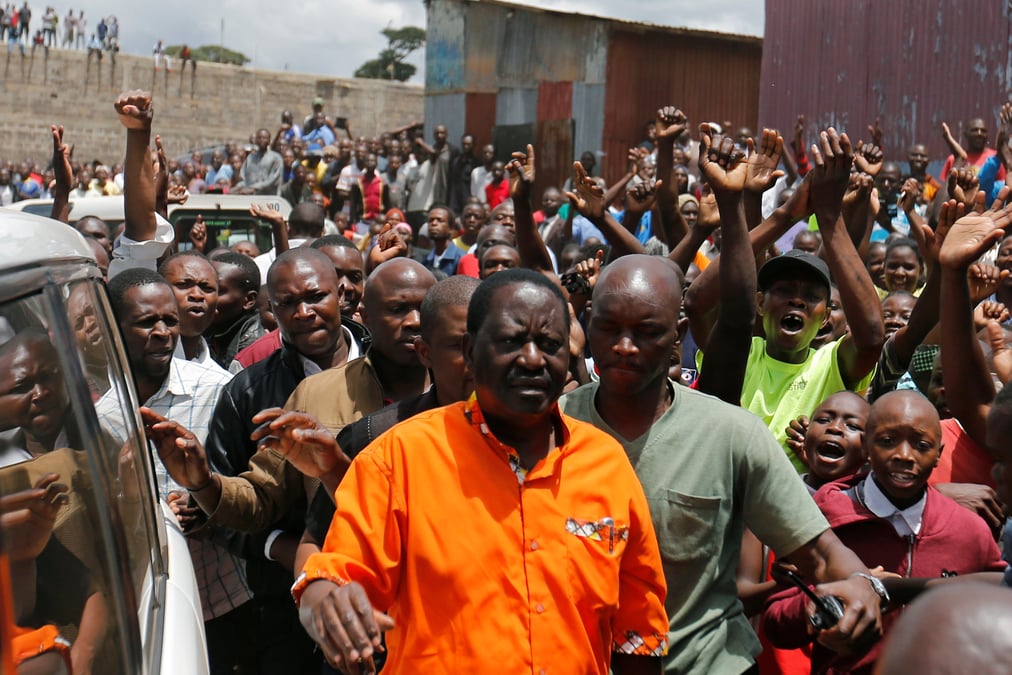 Odinga appelle ses partisans au calme au kenya