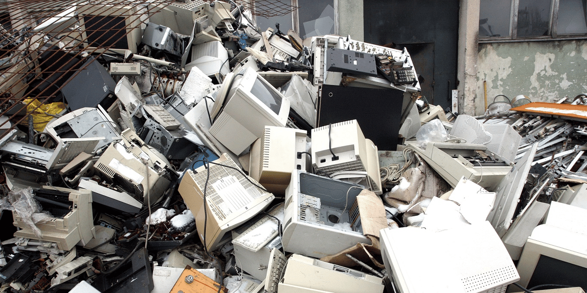 ordinateurs, numérique, déchets