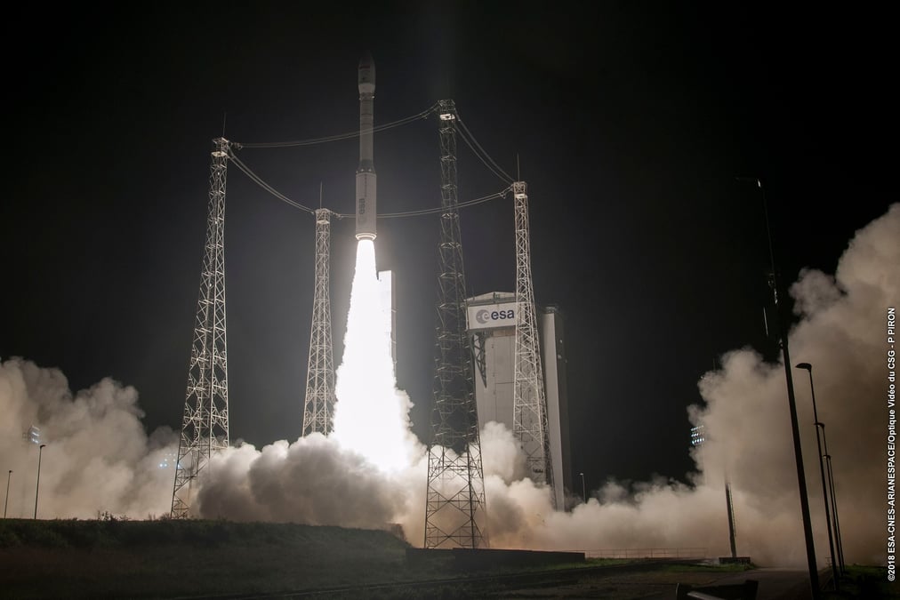 Echec de Vega : l'anomalie est intervenue après 130 secondes et 850 millisecondes (ms) de vol quand un événement soudain et violent s'est produit au niveau du moteur Z23, Il a entraîné la rupture du lanceur en deux parties principales.