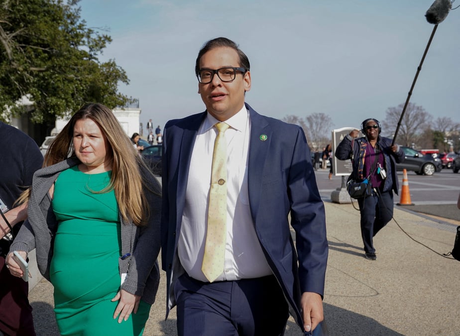 Photo d'archives de george santos a washington, aux etats-unis