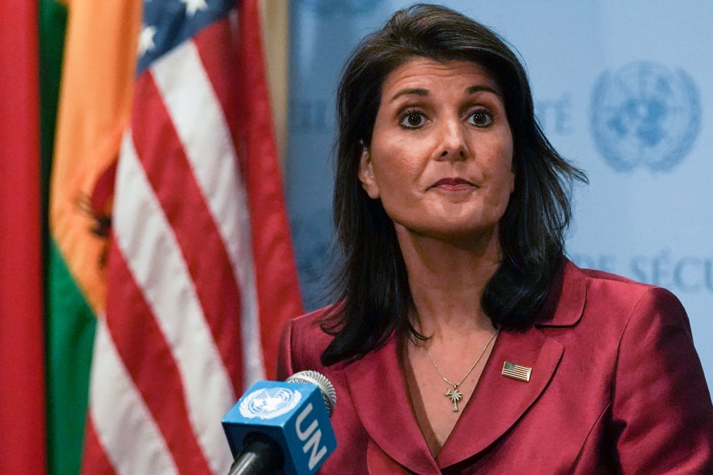 Nikki haley refute les accusations de l'iran apres ahvaz