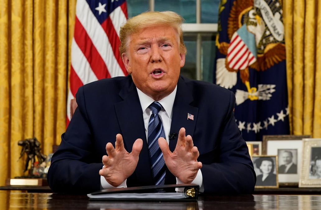 Coronavirus: trump suspend les voyages en provenance d'europe