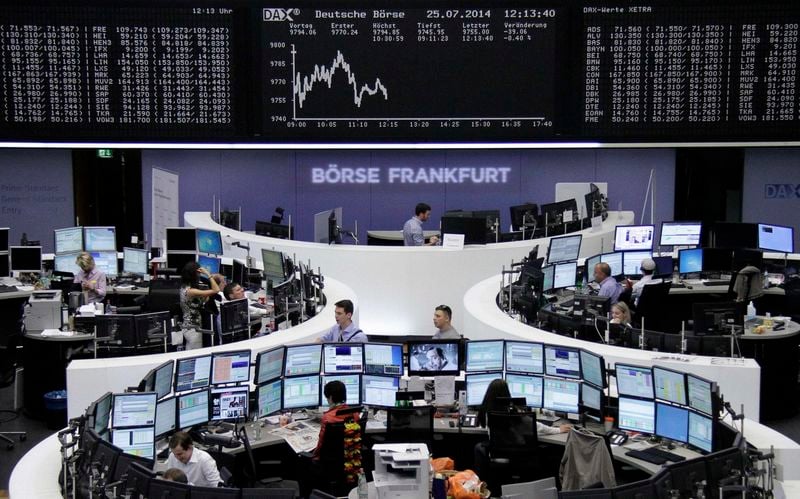Les marchés européens en recul à la mi-séance