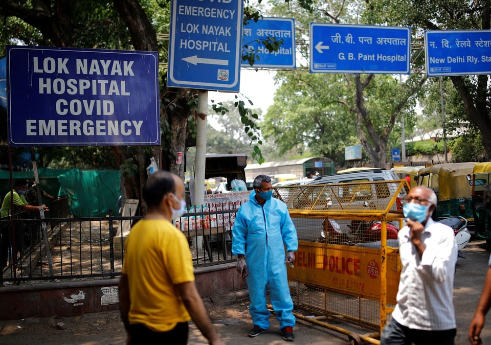 Coronavirus: plus de 1,5 million de nouveaux cas en une semaine en inde