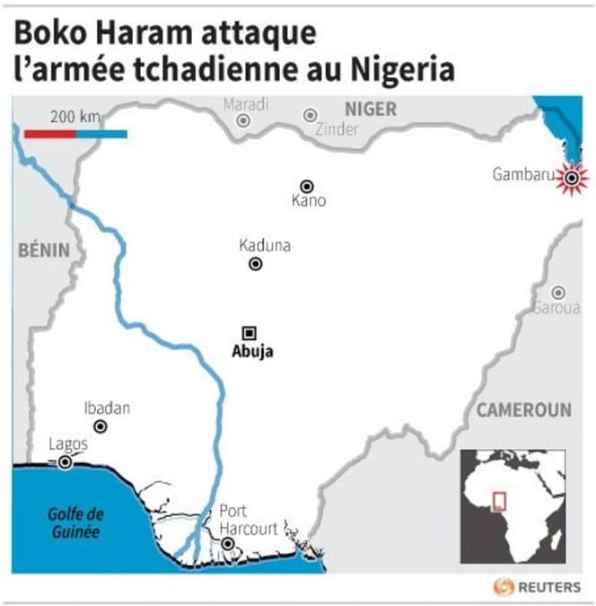Boko haram attaque l’armee tchadienne au nigeria