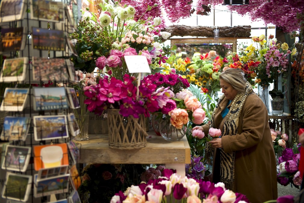 Marché aux fleurs d'Amsterdam