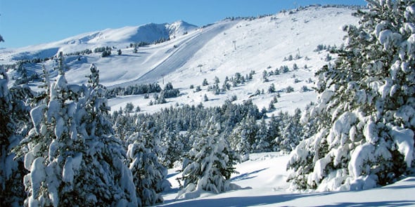 Le secteur des Airelles de la station Font-Romeu Pyrénées 2000