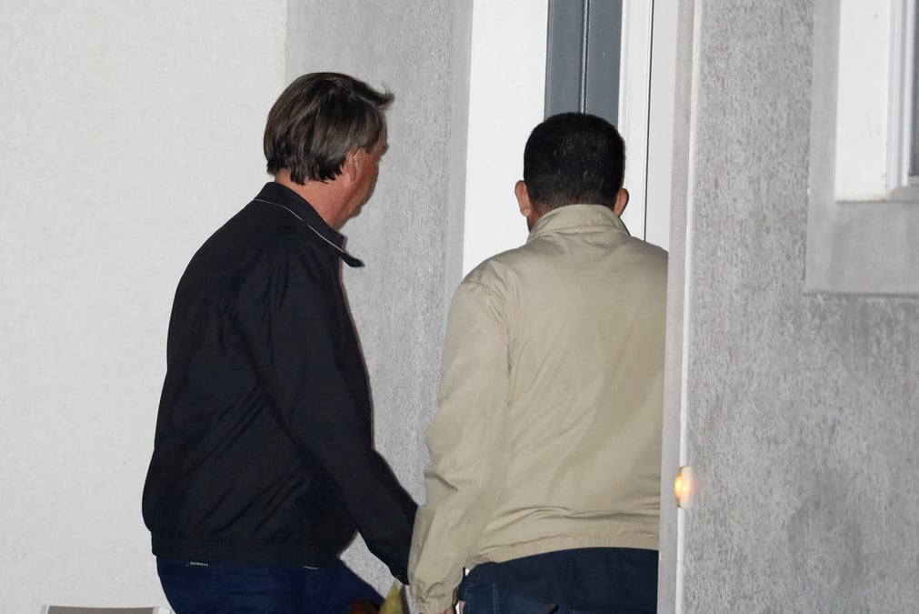 L'ancien president bresilien jair bolsonaro en floride