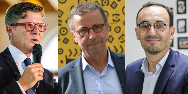 Nicolas Florian, Pierre Hurmic et Thomas Cazenave