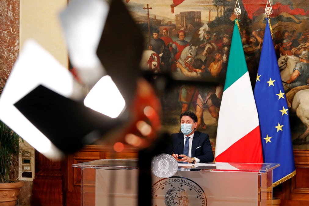 Les italiens a nouveau confines pendant les vacances de noel