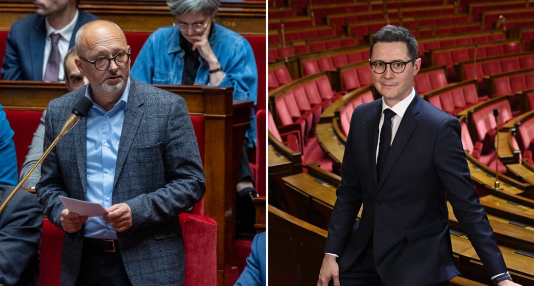 Damien Girard, député du Morbihan et Vincent Caure, député des Français d’Europe du Nord.