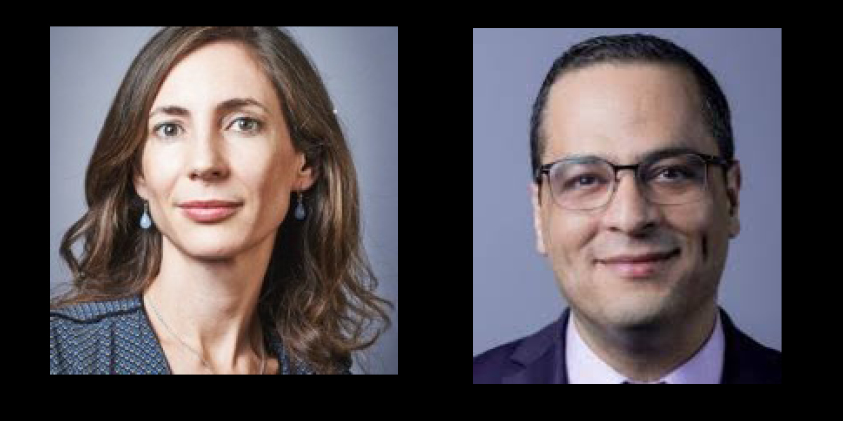 Agnès Laurent, responsable du domaine Industrie, à la direction de l'innovation de Bpifrance. et Abdelkader Berkane Krachai, responsable de l'aéronautique et du spatial pour Bpifrance