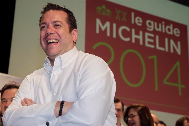 Champagne pour le nouveau trois étoiles du Michelin