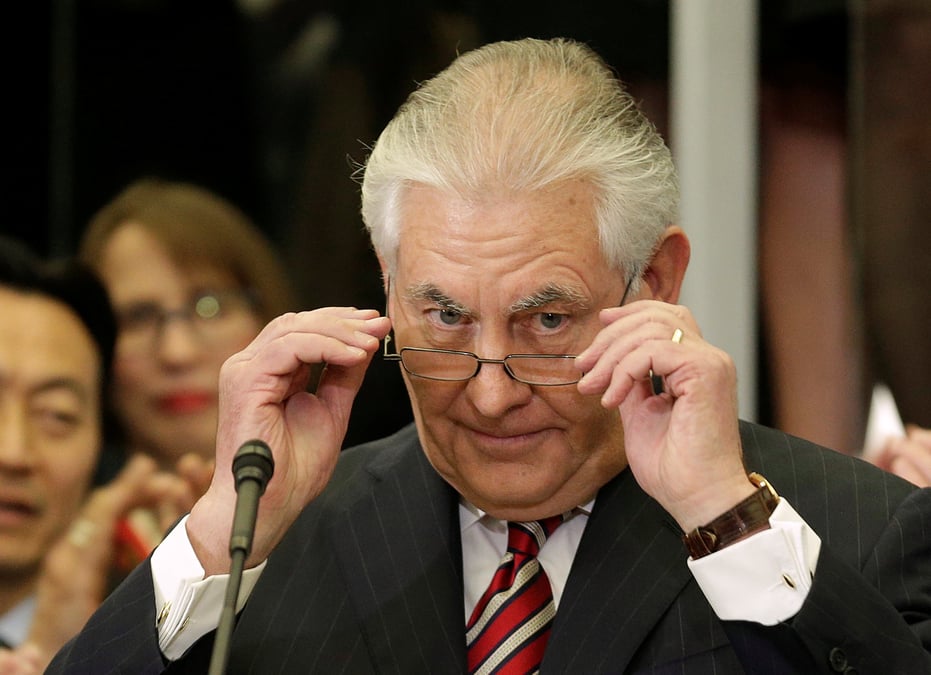 Tillerson a bonn pour le g20 et pour rencontrer lavrov