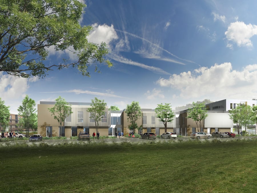 Une perspective d'un des cinq projets, à Villeneuve-Tolosane, pour lequel le groupe Duval a obtenu un permis de construire en 2019.