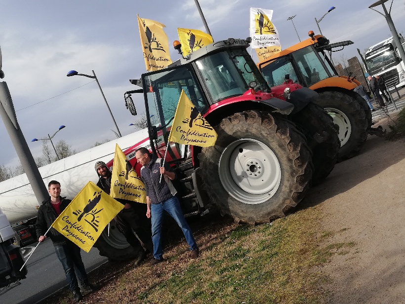 Raffinerie total Feyzin blocage
