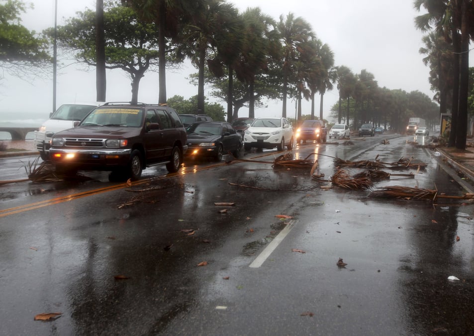 La tempete erika balaye les caraibes