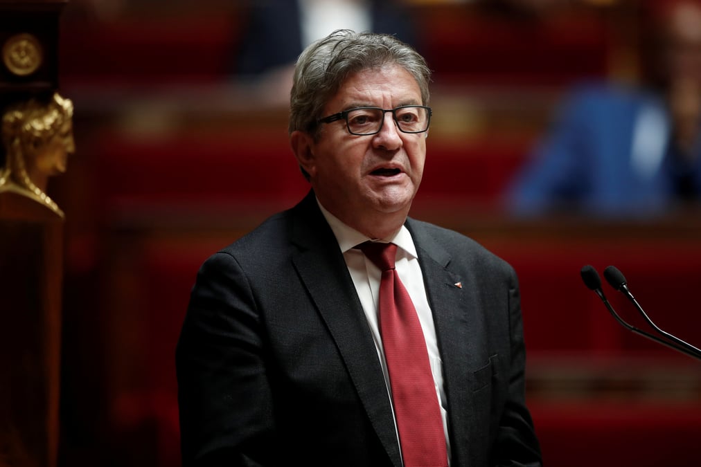 Melenchon condamne a trois mois avec sursis
