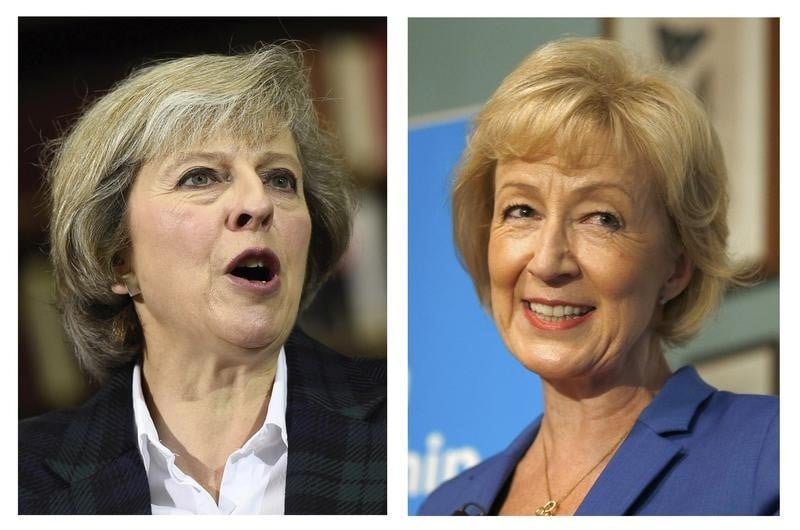 Theresa may ou andrea leadsom au poste de premier ministre en grande-bretagne