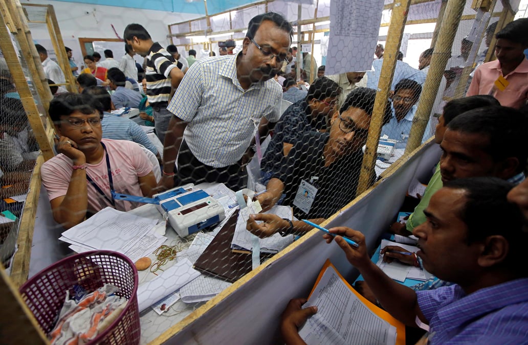 Debut du depouillement en inde apres les legislatives