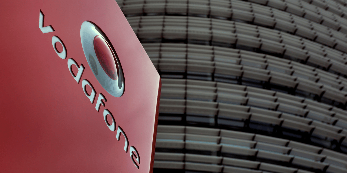 Le siege de vodafone allemagne est photographie a duesseldorf