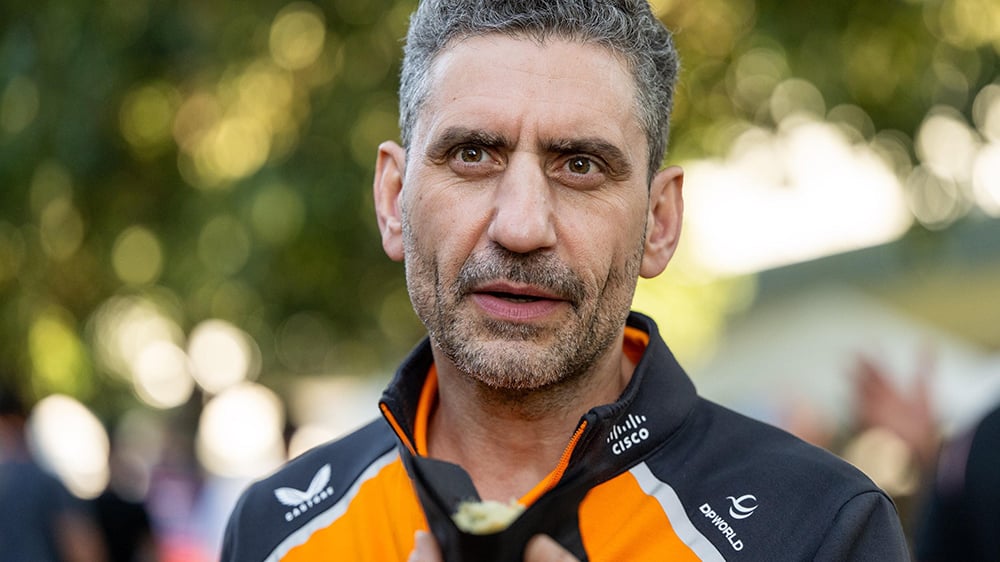 Andrea Stella est devenu le directeur d’équipe de la vénérable écurie anglaise.