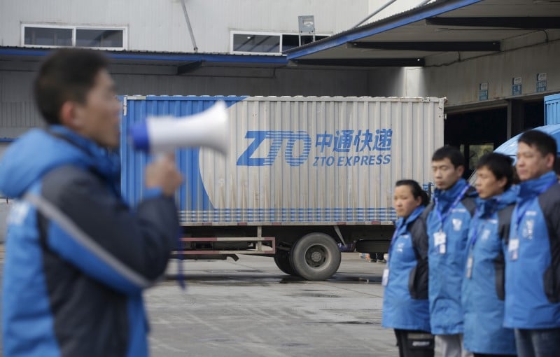 Le groupe chinois zto envisage une cotation a new york