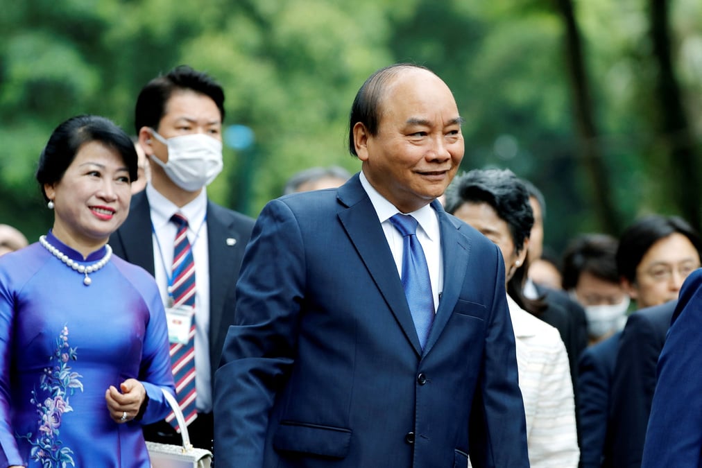 Photo d'archives du president vietnamien nguyễn xuan phuc