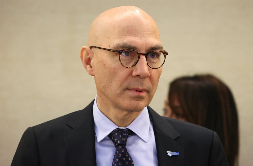 Volker turk a geneve, en suisse