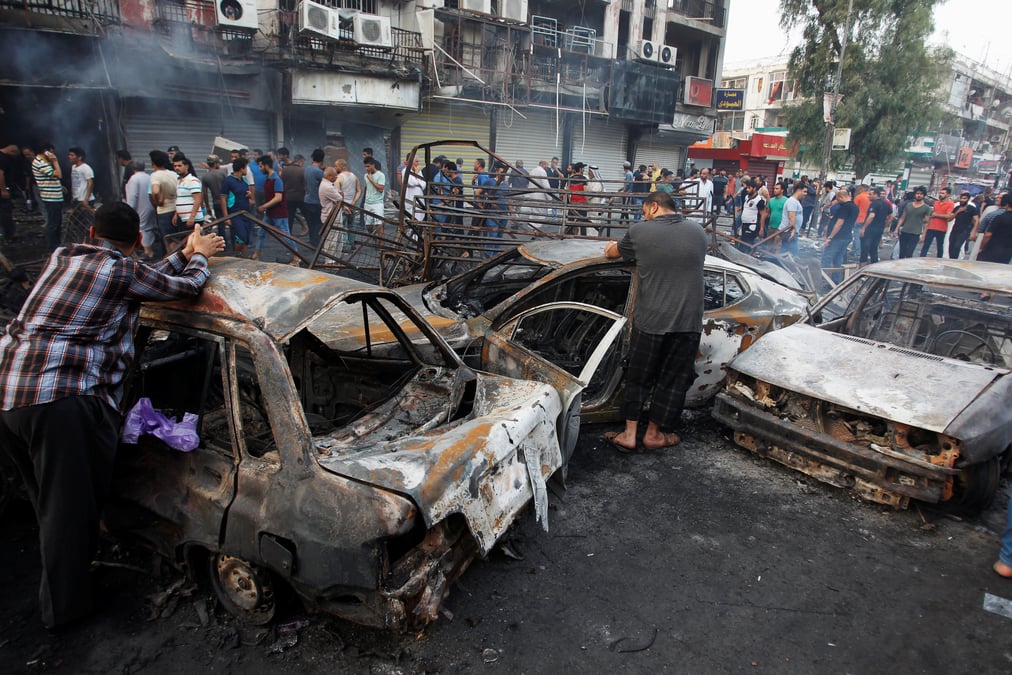 Le bilan du double attentat de bagdad revu a la hausse