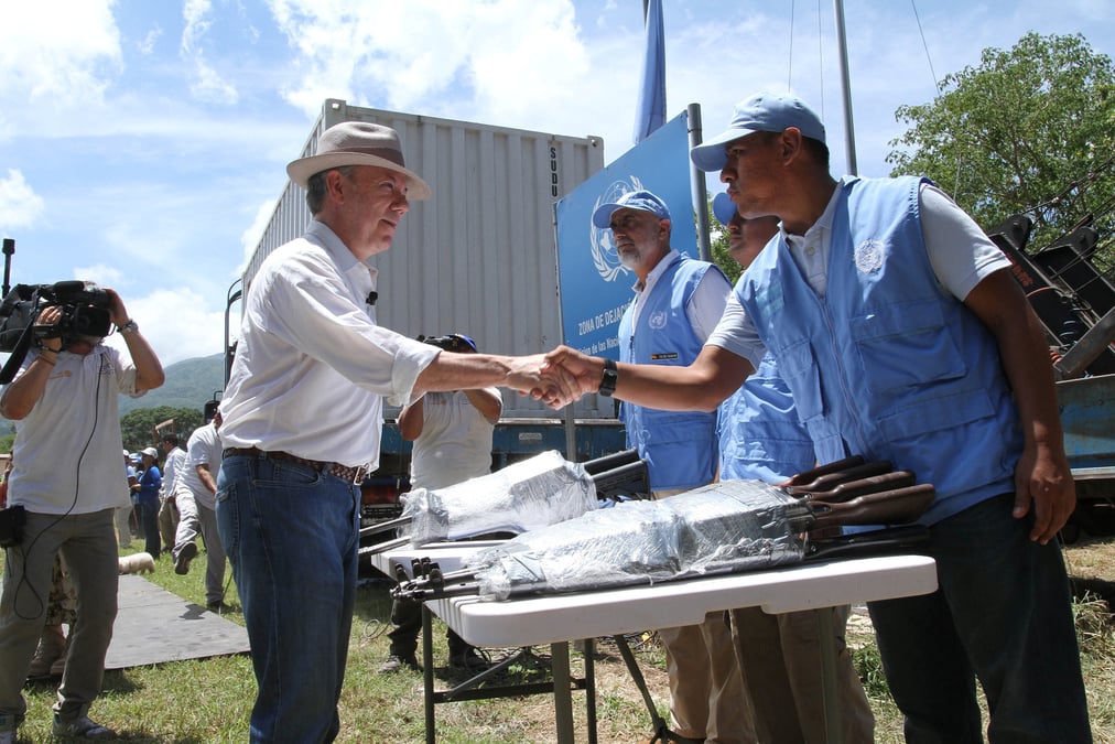 Les rebelles colombiens des farc ont remis plus de 8.000 armes