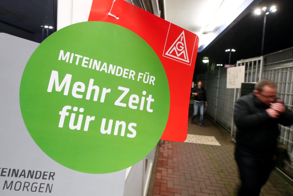 Greve de 24 heures dans l'industrie allemande