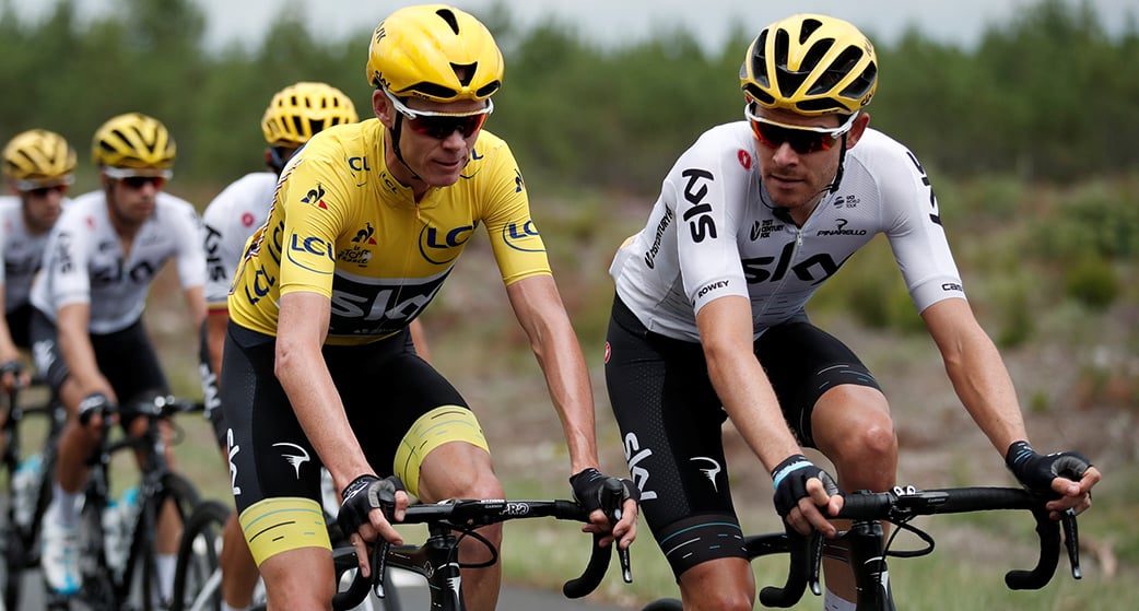 Parmi les équipiers de Luke Rowe, Christopher Froome était le plus exigeant.