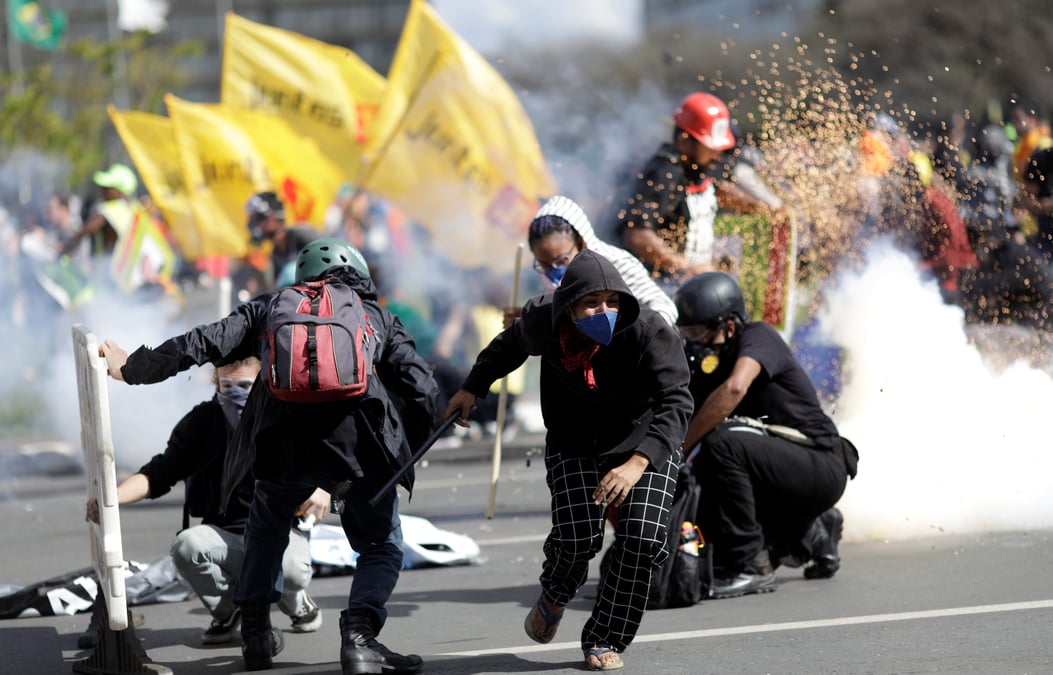 Nouvelle manifestation a brasilia contre le president temer