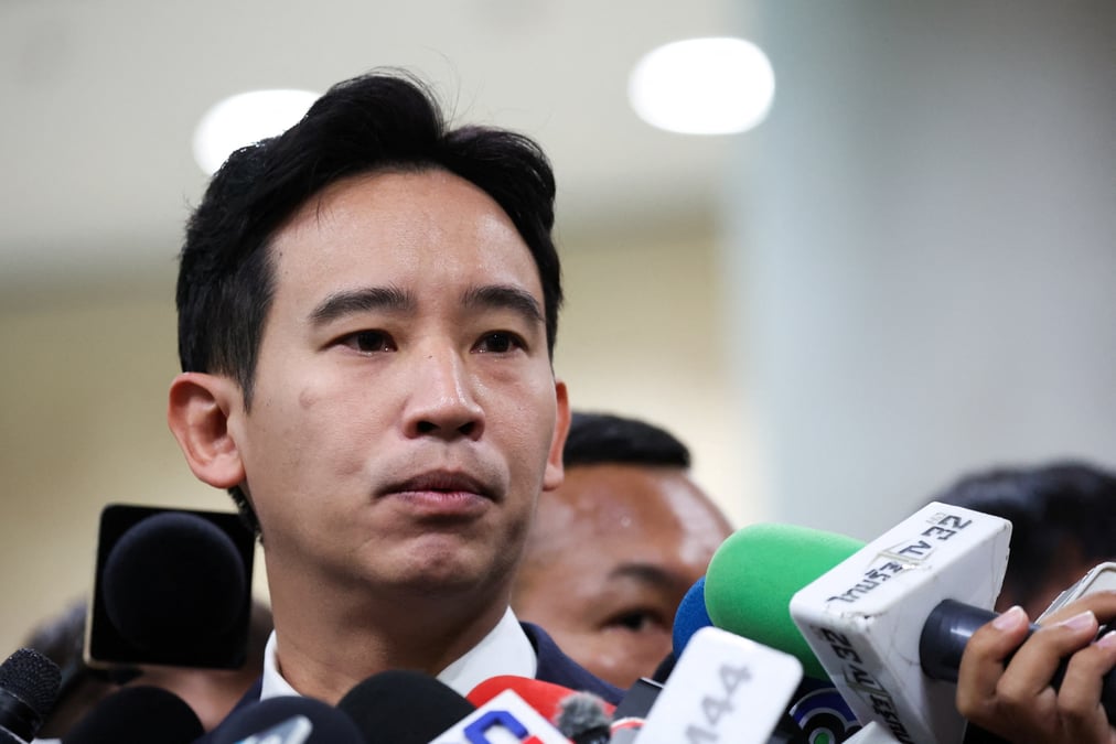 Photo du chef de file du parti move forward pita limjaroenrat