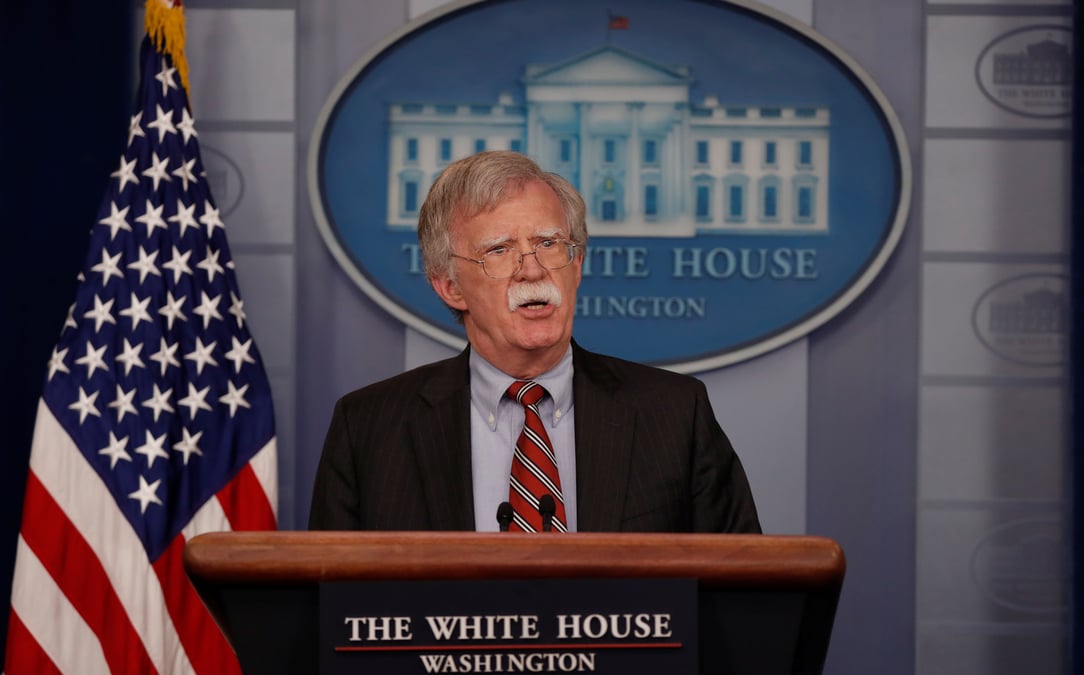 Pas d'implication us dans l'explosion de drones au venezuela, dit bolton