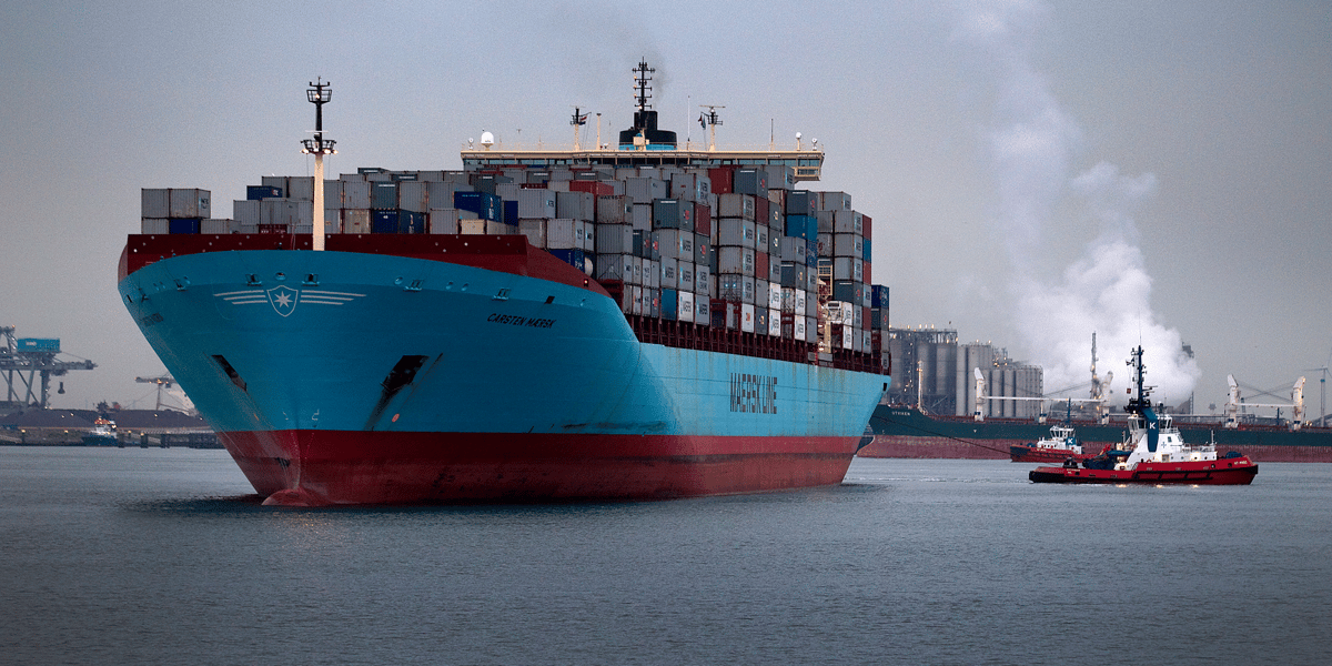 Rotterdam, port, ville portuaire, cargo, porte-conteneurs, supermax, Carsten Maersk,