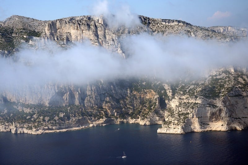 Manifestation contre les rejets aqueux dans les calanques