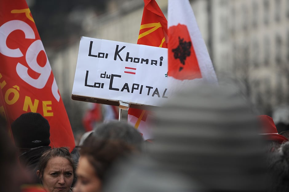 Manifestation Lyon Loi Travail El Khomri