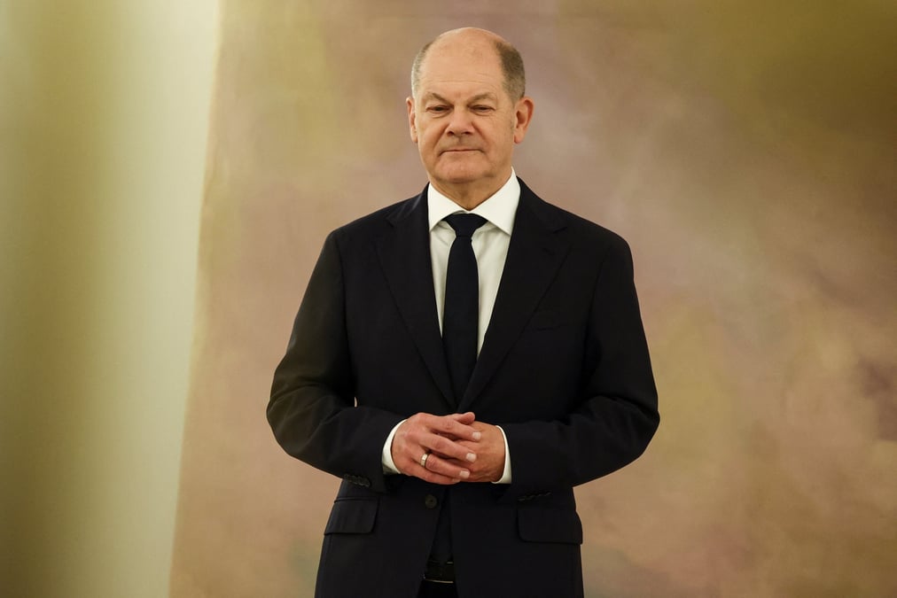 Le chancelier allemand olaf scholz a berlin
